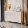 Lookway Kommode AURORA 6S in Kaschmir mit goldener Leiste, Breite: 138 cm Bild 2