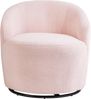 Drehsessel DAVIK Bouclé Pastellrosa Bild 4