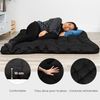 MEUBLE COSY Klappmatratze Futon Matratze Bodenmatratze Gepolsterte, 135 x 190 x 10 cm, Schwarz Bild 2