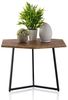 Amagohome Couchtisch Beistelltisch Couchtisch Inka 6-eckig Wohnzimmer Tisch 56 x 48 cm Man Bild 5