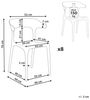 Esszimmerstuhl 8er Set GUBBIO Grau Bild 3