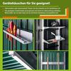 Pergart Gerätehaus Lüttich 84, anthrazit matt Bild 5