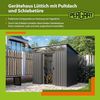 Pergart Gerätehaus Lüttich 84, anthrazit matt Bild 2
