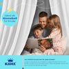 KIDIZ® Baldachin Kinderzimmer Betthimmel babybett für Schlafzimmer Inkl. Aufbewahrungstasche | ohne Bohren | Saumlänge ca. 270cm | Moskitonetz Insektenschutz Kinder Spielzelte Weiß Bild 4