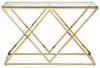 Vente-unique - Wandkonsole - Glas & Stahl - Goldfarben - CHARLOTTE von Pascal MORABITO Bild 4