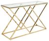 Vente-unique - Wandkonsole - Glas & Stahl - Goldfarben - CHARLOTTE von Pascal MORABITO Bild 1