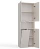 MAGOWA Badkommode Badezimmerschrank - Stilvolle Ordnung für Ihr Bad, Höhe: 174 cm - Breite: 60 cm - Tiefe: 30 cm Bild 4