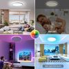 Oraymin Deckenleuchte mit Fernbedienung, 24W Deckenlampe RGB Farbwechsel Rund, 3000K-6500K, LED fest integriert, Farbwechsler, Kaltweiß, Neutralweiß, Warmweiß, LED Deckenlampe Bild 2