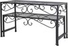2x Blumenbank "Ranken" aus Metall, schwarz, Blumentisch, Beistelltisch, Pflanzenständer Bild 4