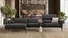 Sofanella Eckcouch SALERNO Leder Polsterecke Sofalandschaft in Schwarz S: 247 x 157 Breite x 97 Tiefe Bild 5
