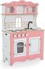 Moni Kinder-Holzküche Rosey CG39, Herd, Backofen, Spülbecken, Küchenutensilien rosa Bild 4