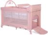 Lorelli Reisebett Noemi 2 Ebenen, Wickelauflage, Spielbogen, Tragetasche, Räder pink Bild 4