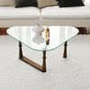 Dmora Couchtisch Alaris 96 x 81 x 41h cm Braun Zeitungsständer Bild 4