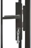 vidaXL Gartentor Woerden Stahl 1x1 m Schwarz 143058 Bild 3