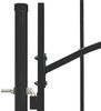 vidaXL Gartentor Woerden Stahl 1x1 m Schwarz 143058 Bild 4