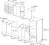 Küchenzeile Fame-Line Goldkraft Eiche 300 cm mit Hochschrank, ohne Arbeitsplatte Vicco Bild 3