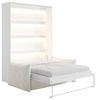 Vente-unique - RAPILI Bett Holz, Platte Weiß - B 151 cm239,2 cm x H 225,2 cm x L 188 cm Bild 3