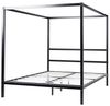 Bett mit Lattenrost LESTARDS 140 x 200 cm Metall Schwarz Bild 5