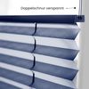 Sonello Plissee Klemmfix ohne Bohren 90x160 cm Blau Faltrollo Plisseerollo Jalousie für Tür & Fenster Blickdicht Sichtschutz Sonnenschutz Fertifplissee Rollo Bild 3