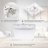 LED-Leuchtmittel B.K.Licht LED Deckenleuchte Weiß eckig 27x27cm 12W 1200lm warmweiß Bild 5