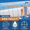 Power Steel™ Solo Pool ohne Zubehör 956 x 488 x 132 cm, lichtgrau, eckig Bild 3