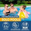 Power Steel™ Solo Pool ohne Zubehör 956 x 488 x 132 cm, lichtgrau, eckig Bild 4