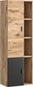 Midischrank >Grado< in nox oak - 48x144x35cm (BxHxT) Bild 1