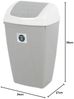 Urban Living Papierkorb 25 Liter Abfalleimer mit Schwenkdeckel Müll-Eimer, Schwingdeckel Bild 4