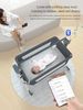 Magic ZC Elektrische Bluetooth Intelligent Beistellbett Baby mit Rollen, Faltbar Co-Sleeping Babybett, Fernbedienung und 5-schwankende Zahnräder, Stubenwagen Kleinkind Wiege mit Musik (601 Mid Grey) Bild 5