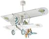 Dalber Lampe kinderzimmer, kinderlampe Pendelleuchte Hängelampe, Deckenleuchte Kinder, Deckenlampe kinderzimmer Flugzeug Krokodil Tiere, Deckenlampe Kinderzimmer, 54542, E27 15W LED Bild 3