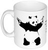 Close Up Tasse Destroy Racism Tasse Banksy Panda Kaffeetasse Bild 3