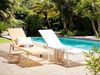Gartenliege 'PORTOFINO', Aluminium Textilbespannung weiß Bild 2