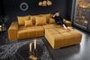 riess-ambiente Big-Sofa ELEGANCIA 285cm senfgelb, Einzelartikel 1 Teile, XXL Couch · Samt · mit Federkern · inkl. Kissen · Design Bild 2