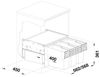 BLANCO 526204 SELECT II 60/3 Abfallsystem 45 (3x 15) Liter für 60 cm Schrankbreite / Frontanbindung Bild 2