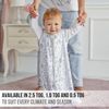 Mama Cheetah Baby-Schlafsack, 2,5 Tog, Winter-Baby-Schlafsack mit 2-Wege-Reißverschluss, Bio-Baumwolle, Wickeltuch, Übergang, tragbare Decke für Jungen, Mädchen, Kleinkinder, 6–12 Monate, 1 Stück Bild 4