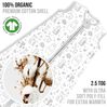 Mama Cheetah Baby-Schlafsack, 2,5 Tog, Winter-Baby-Schlafsack mit 2-Wege-Reißverschluss, Bio-Baumwolle, Wickeltuch, Übergang, tragbare Decke für Jungen, Mädchen, Kleinkinder, 6–12 Monate, 1 Stück Bild 2