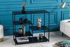 riess-ambiente Standregal DURA STEEL 90cm schwarz, 1-tlg, Wohnzimmer · Metall · 3 Fächer · Bücher · Konsolentisch · Schlafzimmer Bild 3