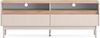 Lomadox Lowboard DINAR-131, kaschmir matt Eiche-Dekor 154 cm breit Metallfüße grifflos modern Bild 4