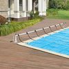 Pool Aufrollvorrichtung Oliveti mit Schiebern Aluminium [en. casa] Bild 3