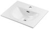 Waschtisch Skelbolu 50x57x39 cm LED-Spiegel Eicheoptik [en. casa] Bild 2