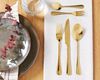 30-teiliges Besteckset FUSILLI Gold Bild 2