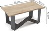 Couchtisch Arne Goldkraft Eiche 90 x 50 cm Vicco Bild 3