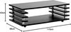 HOOZ Couchtisch Couchtisch mit Rollen 115x65 cm - Marmor-Optik in schwarz Bild 2