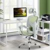 DUMOS Bürostuhl Ergonomisch EIN Schreibtischstuhl mit Komfortarmlehnen Ausgestattet mit Einer Bequemen Lendenwirbelstütze und Fußstütze Office Chair Geeignet für Zuhause Bild 2