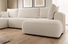 Selsey OVO - Wohnlandschaft U-Form-Sofa mit Schlaffunktion, Bettkasten, Ottomane rechts, Boucle Beige Bild 4