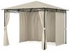 Mondo Gartenpavillon Partyzelt Gazebo 295 x 262 x 295 Stahl Polyester Beige Bild 2