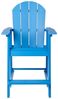 Garten-Barstuhl ADIRONDACK Kunststoff Blau Bild 4
