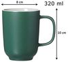 Ritzenhoff & Breker JASPER Kaffeebecher 285 ml grün 6er Set Bild 2