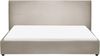 Wasserbett Samtstoff LAVAUR 180 x 200 cm Taupe Bild 4
