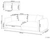 Sofa 3-Sitzer LUVOS Samtstoff Grün Bild 3